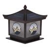 Solar Pillar Head Light Pillar Light Outdoor impermeável Villa Courtyard Door Pillar Light Home Door Wall Light Wall Head Light