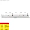 Código de Esquina de Acero Inoxidable Ángulo de Hierro/Soporte para Placa de Estante Soporte en Forma de L Conector Triángulo Pieza de Hierro Soporte de Código de Esquina de Ángulo Recto de 90 Grados