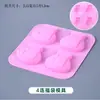 Molde de silicona para jabón hecho a mano diy jabón jabón making jabón hecho a mano lingote de plata de año nuevo molde para juego de alimentos molde de silicona