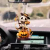 Pingente de carro de Halloween transfronteiriço criativo abóbora jack vampiro decoração espelho retrovisor chaveiro pingente de festa