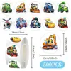 Pegatinas de Rollo Originales Transfronterizas Temática de Animales para Niños Diario de Recompensas en Inglés Materiales Cinta Adhesiva Selladora Cinta de Película