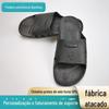 Atacado de fábrica SPU seis furos antiestáticos chinelos preto proteção do trabalho sandálias de fundo macio homens e mulheres sandálias de trabalho do mesmo estilo