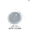 Molde para Colgante Etiqueta de Colgante para Coche Molde DIY Cristal Epoxi Material Hecho a Mano Con Agujero Etiqueta Colgante Llavero Molde de Silicona