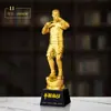 Trofeo de Fútbol Competencia Escolar Premio Bota de Oro Delantero MVP Premio Balón de Oro Resina Creativo Conmemorativo Cristal de Agua Directo