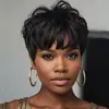 Nuevo producto transfronterizo: Set de Peluca Corta de Moda para Mujeres Africanas, Disponible en Múltiples Colores. Peluca Corte Pixie Corto
