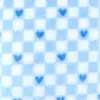 Tela de felpa estampada a cuadros de terciopelo de conejo con estampado a cuadros en forma de corazón de imitación de pelo de conejo para juguetes de mascotas, zapatos, sombreros y textiles para el hogar al por mayor