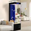 2026 Novo Aquário de Peixe Dourado Sem Troca de Água Aquário Sala de Estar Casa Vertical de Chão Filtro Integrado Vidro