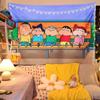 Crayon Shin-Chan Pano de Fundo Decoração Arranjo Foto Fofo Desenho Animado Pano Pendurado Quarto Dormitório Cama Reforma Pano de Parede Tapeçaria