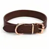 Collar para gato hecho de cuero PU, impermeable, resistente al desgaste, anti-pérdida, collar para perros pequeños y medianos, suministros para mascotas transfronterizos
