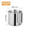 Productos transfronterizos: taza de agua plegable de acero inoxidable para exteriores, para picnic, café, camping, barbacoa, cerveza.