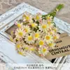 Ramo de Manzanilla Artificial Flores Falsas para Arreglos de Piso de Boda Decoración de Salón de Bodas Flores Artificiales de Plástico Arreglo Floral DIY