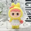 Llavero de Muñeca Labubu de Dibujos Animados Colgante Llavero Labubu de Moda Muñeca de Caja Misteriosa Accesorios para Teléfono DIY