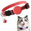 Collar Popular para Gato Airtag, Funda Impermeable de Silicona, Reflectante en Condiciones Oscuras, Collar para Gato Anti-Asfixia