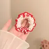 Diadema de Gato con Puntos Rojos Scrunchie Banda para el Cabello para Niñas Estilo Coreano Ins Simple Versátil Dulce Accesorio para el Cabello Diadema