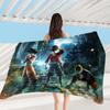 Toalla de Playa de Microfibra Fina One Piece Toalla de Baño Absorbente Estampada