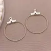 Colgador Redondo de Acero Inoxidable Pendientes Colgante Geométrico Exagerado Hecho a Mano Pendientes de Círculo Grande Material Accesorios para Joyería DIY