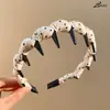 Novo Mais Vendido Versátil Bolinhas Onda Dentada Cabelo Suave Acessório de Cabelo Rosto Alto Lavagem do Rosto Diário Roupa Externa Roupa Externa Faixa de Cabelo