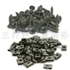 Clip de metal en forma de U para parachoques de guardabarros de motocicleta M4 M5 base de tornillo autorroscante clip de fijación sujetador