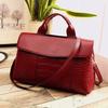 Bolso de Mujer 2025 Nuevo Moda Europea y Americana Versátil Bolso Cruzado de Hombro Bolso de Mano con Patrón de Cocodrilo Gran Capacidad Bolso para Dama