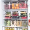 Potes para Armazenamento de Grãos, Caixas para Conservação de Frutas e Açúcar, Recipientes de Armazenamento de Grau Alimentício para Cozinha, Selados com Tampas, à Prova de Umidade