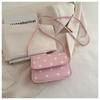 Bolso de Mano Retro de Lunares Bolso de Hombro de Moda Combinable para Mujer Primavera 2025 Nueva Llegada Bolso Cruzado Clásico de Color en Contraste