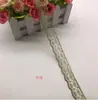 Renda de cor elástica sem ponto de fornecimento 42 cores 10 metros um rolo de embalagem 133-1 largura 2,2 cm