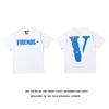 Vlone saludo manga corta V grande dragón chino limitado Fujiwara Hao Guanxi Wang Yibo con suelto pareja hombres