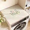 Funda simple de tierra de diatomeas para lavadora de tambor, funda a prueba de polvo, funda absorbente de agua y resistente al sol para refrigerador, base a prueba de polvo para mesita de noche