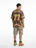 Ropa para Hombre Jie Zhan Patrón de Estrella Impresión Digital Camiseta de Malla Jersey Primavera/Verano 2026 Nueva Marca de Moda Urbana Malla Manga Corta.