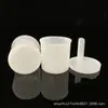 Caja de plástico blanca para prueba de esputo, caja desechable para heces para pruebas, caja de heces de 20 ml para examen físico y pruebas