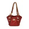 Bolso de Mano para Niña Estilo Chanel con Cadena y Hebilla 2026 Moda Retro Chic Bolso Cruzado Mini de un Solo Hombro para Debajo del Brazo