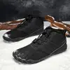 Botas de Neve Masculinas de Cinco Dedos Mais Vendidas no Exterior Comércio Exterior Acolchoadas com Veludo Espesso Calçados de Algodão Camping Pesca Montanhismo Masculino e Feminino Calçados para Exterior
