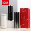 Copo Térmico Kuangdi Huaxiang 5213 Copo de Presente para Escritório Aço Inoxidável 316 Copo de Chá Masculino e Feminino Copo de Água de Luxo Leve