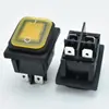 Interruptor Impermeável Iluminado em Forma de Barco Kcd4 Interruptor em Forma de Barco Verde 6 Pinos 3 Velocidades 4 Pinos 2 Velocidades Slot de Cartão Duplo Painel Fosco 30