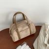Bolso de mano vintage de ante combinable para otoño 2024, nuevo bolso bandolera informal de piel de alta gama para mujer