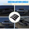 Adecuado para Toyota 14-17 Tantu Tundra, decoración de manija de puerta modificada, cubierta de protección de manija de puerta, marco de decoración