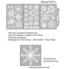 Pegatinas de Pared de 1.0 m Pegatinas de Navidad Árbol de Navidad Pegatinas Electrostáticas para Vidrio Copo de Nieve Pegatinas para Ventana Pinturas de Decoración Navideña para el Hogar