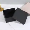 Caixa de Presente Retro Verde Abacate Simples Personalizada Caixa de Embalagem de Lembrança Universal Caixa de Presente Quadrada com Tampa Céu e Terra