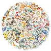 56 Adesivos de Desenho Animado Transfronteiriços Novos para Crianças Brincarem no Dia a Dia, Adesivos Decorativos Fofos e Criativos para Copo de Água, Skate Venda por Atacado
