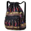 Mochila con Bolsillo y Cordón para Estudiantes Hombres y Mujeres Gran Capacidad Fitness Deportes Viaje Ligera Mochila de Almacenamiento