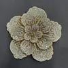 Acessórios de Joias com Strass de Camélia Transfronteiriços Flores Tridimensionais de Sapato de Camada Dupla Acessórios para Roupas Acessórios de Broche para Headwear DIY