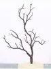 Galho 35cm Material Plástico Crianças Jardim de Infância Amigo do Meio Ambiente Material Artesanal Coroa de Galho de Floresta Coral