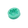 Forma de bolo DIY padrão de flor rosa pequena forma de silicone para virar açúcar forma de silicone líquido