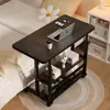 Escritorio Móvil Estudio Hogar Persona Perezosa Escritorio para Computadora Simple Mesita de Noche Dormitorio Altura Ajustable Tablero de Mesa Pequeño Escritorio para Dormitorio