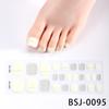 Zhengxiang Calcomanías Personalizadas de Gel para Uñas Arte Francés para Pies Luz UV Semi-horneadas Semi-curadas Calcomanías para Uñas de los Pies Venta al Mayoreo Comercio Exterior