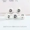 Amazon Xiyin Venda Quente 6x 10mm Contas Cerâmicas com Alfabeto Material para Fazer Pulseira DIY Infantil Conjunto de Contas