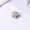 Pinza para el pelo Kidsren de 2,5 cm, color café con leche, pinza para el pelo de flor, pinza para el pelo pequeña, mini, linda, suministro transfronterizo