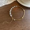 Pulsera de ópalo para niñas pulsera de diseño de nicho moderno ins verano novias pulsera de cuentas de lujo ligero