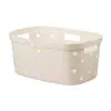 Cesta para Ropa Sucia Hueca Yimei con Tapa Cesta para Ropa Sucia Colección Diamante Hueco Almacenamiento de Ropa Cesta Organizadora de Juguetes