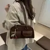 Bolso Boston Minimalista Coreano de Nicho para Axila para Mujer, Bolso de Hombro Vintage de Gama Alta Nuevo para el Trabajo y los Viajes Diarios